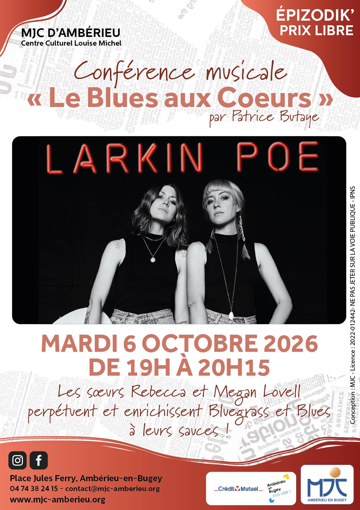 Conférence Musicale : Larkin Poe